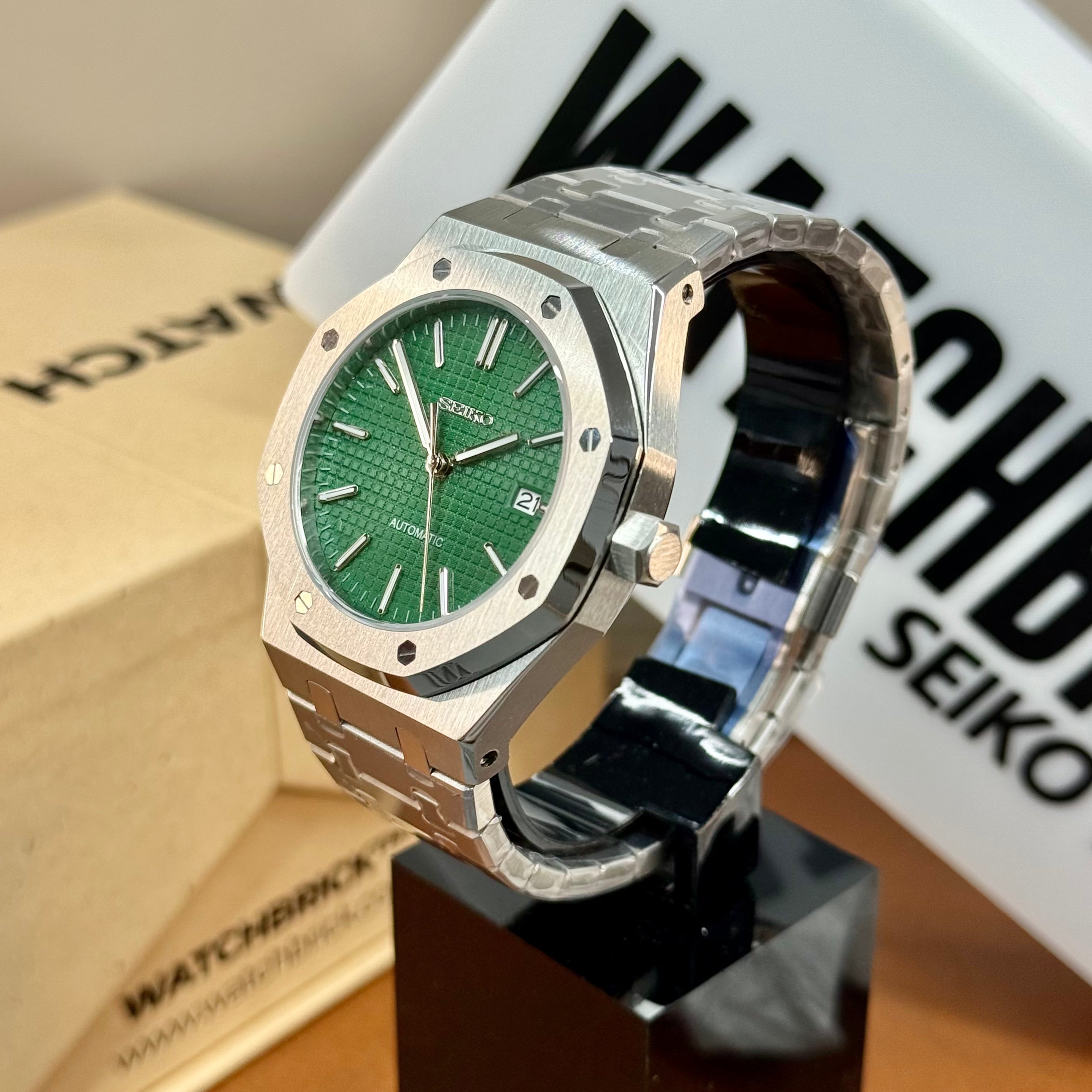 SEIKOAK | Forest Brushed Green NH35