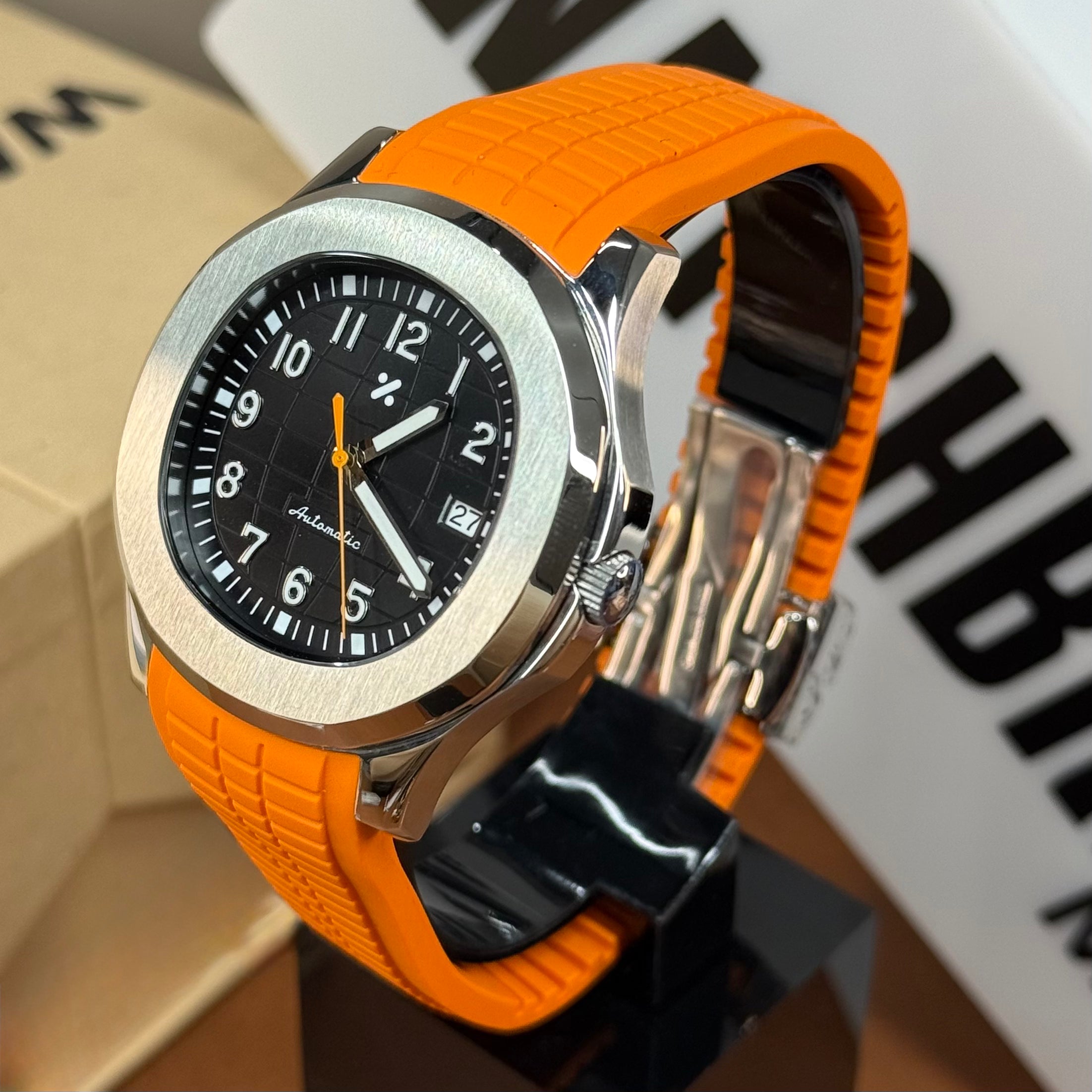 AQUAMOD | Orange Black NH35