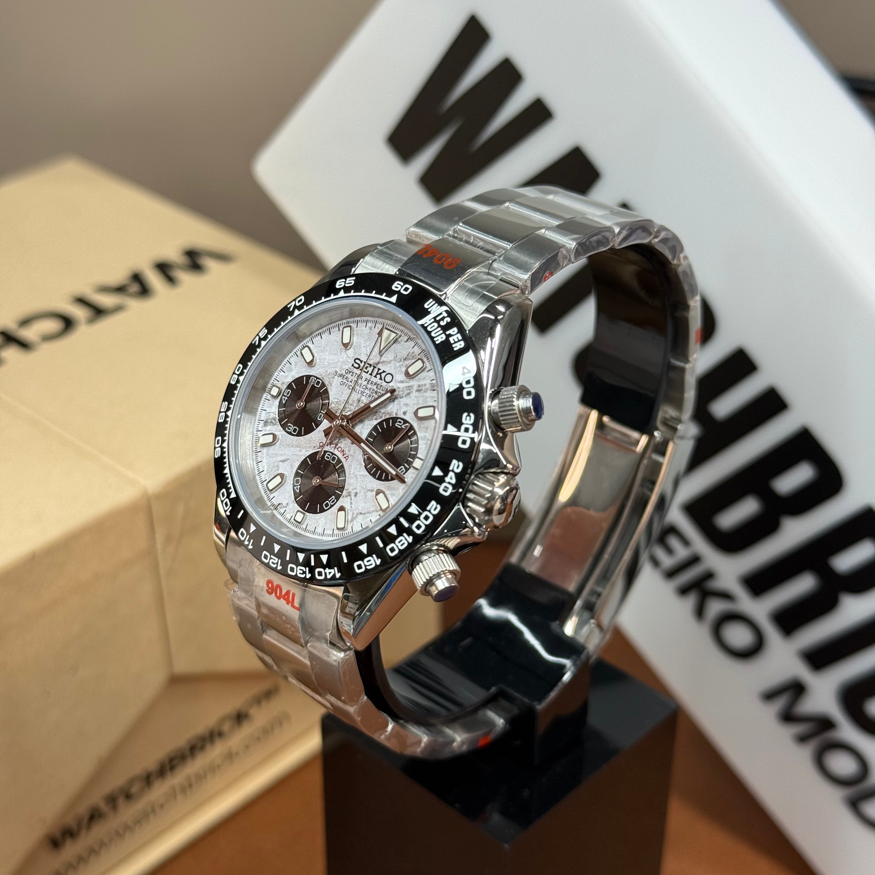 SEIKOTONA | Panda MOP Ceramic VK63 Chrono