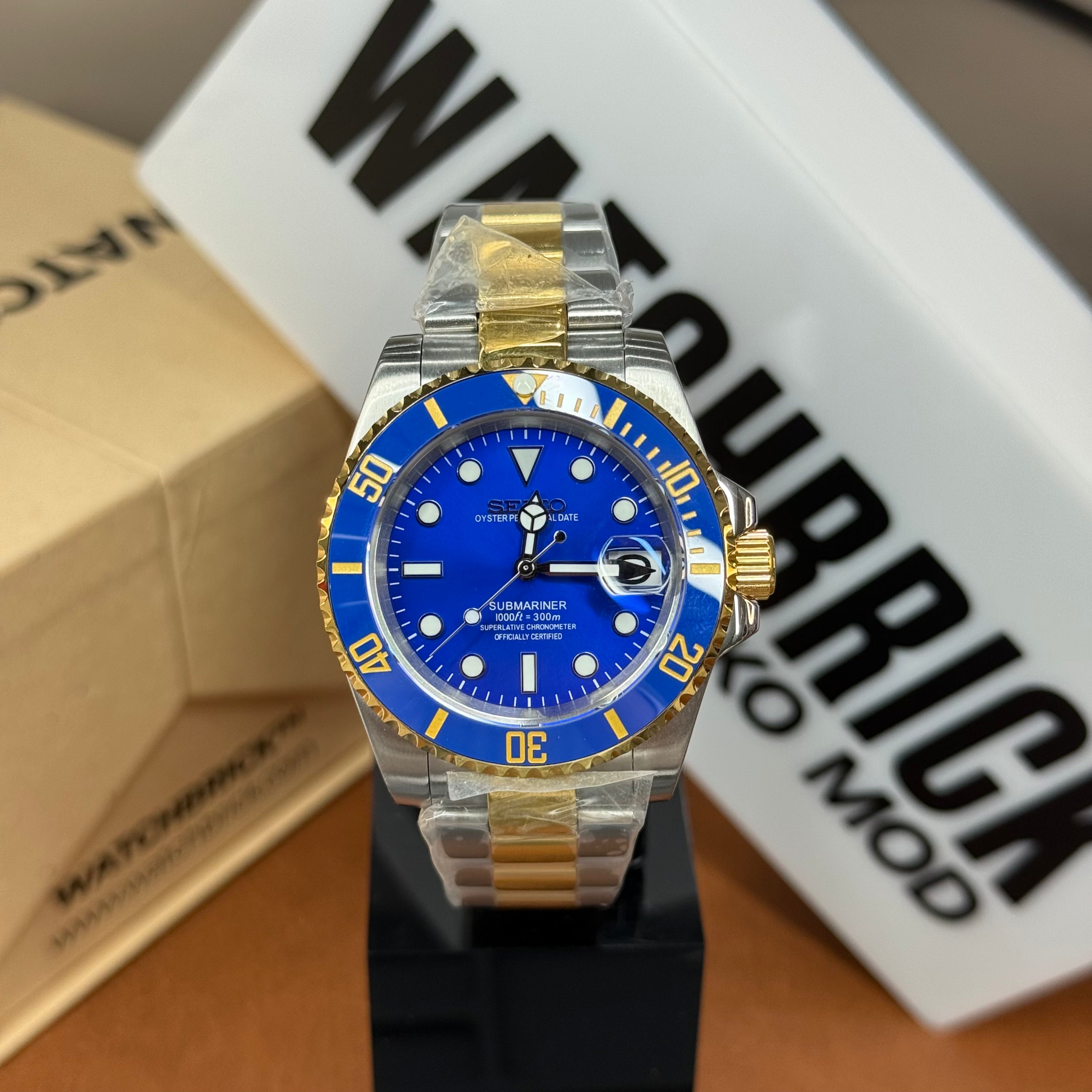 SEIKOSUB | MarineMaster Blue Two-Tone