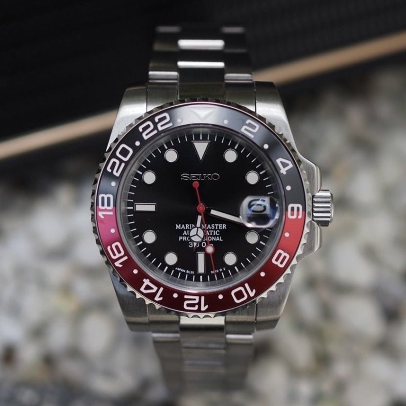 Coke GMT – Seiko NH34 Automatic Mod - WATCHBRICK