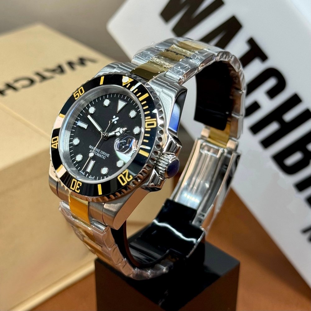 DIVEMOD | Black Gold Two - Tone NH35 - WATCH MODS