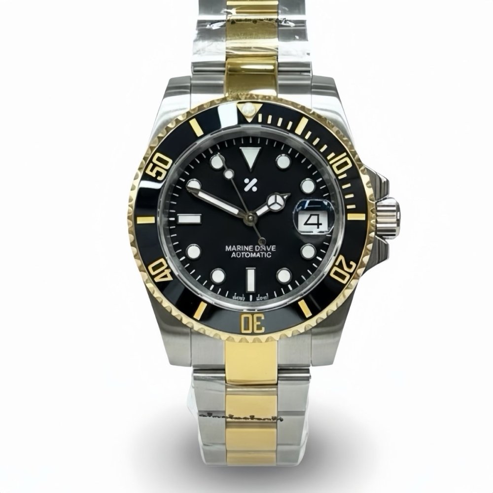 DIVEMOD | Black Gold Two - Tone NH35 - WATCH MODS