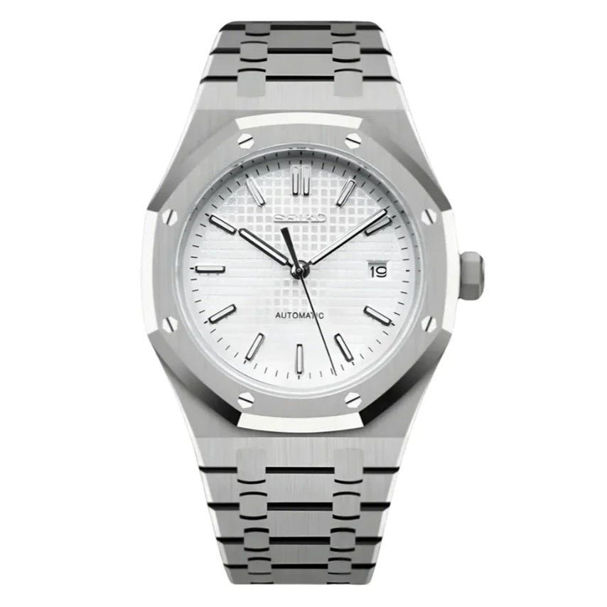 Glacier Oak – NH35 Royal Oak Seiko Mod - WATCHBRICK