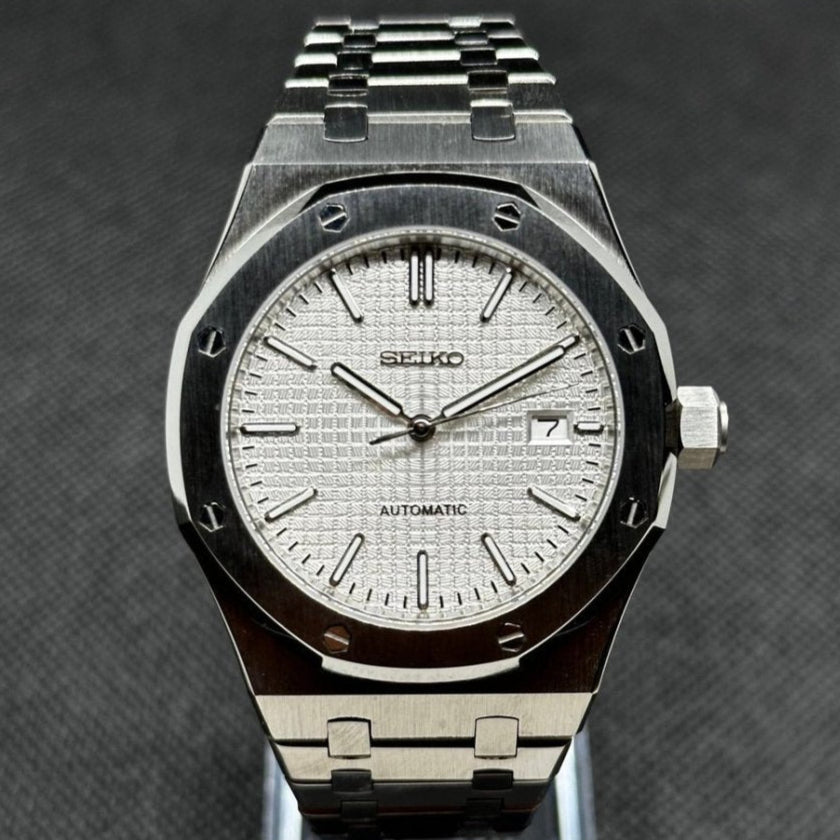 Glacier Oak – NH35 Royal Oak Seiko Mod - WATCHBRICK