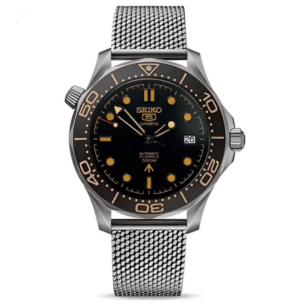 LIMITEDMOD | Bond Matte Black NH35 - WATCHBRICK
