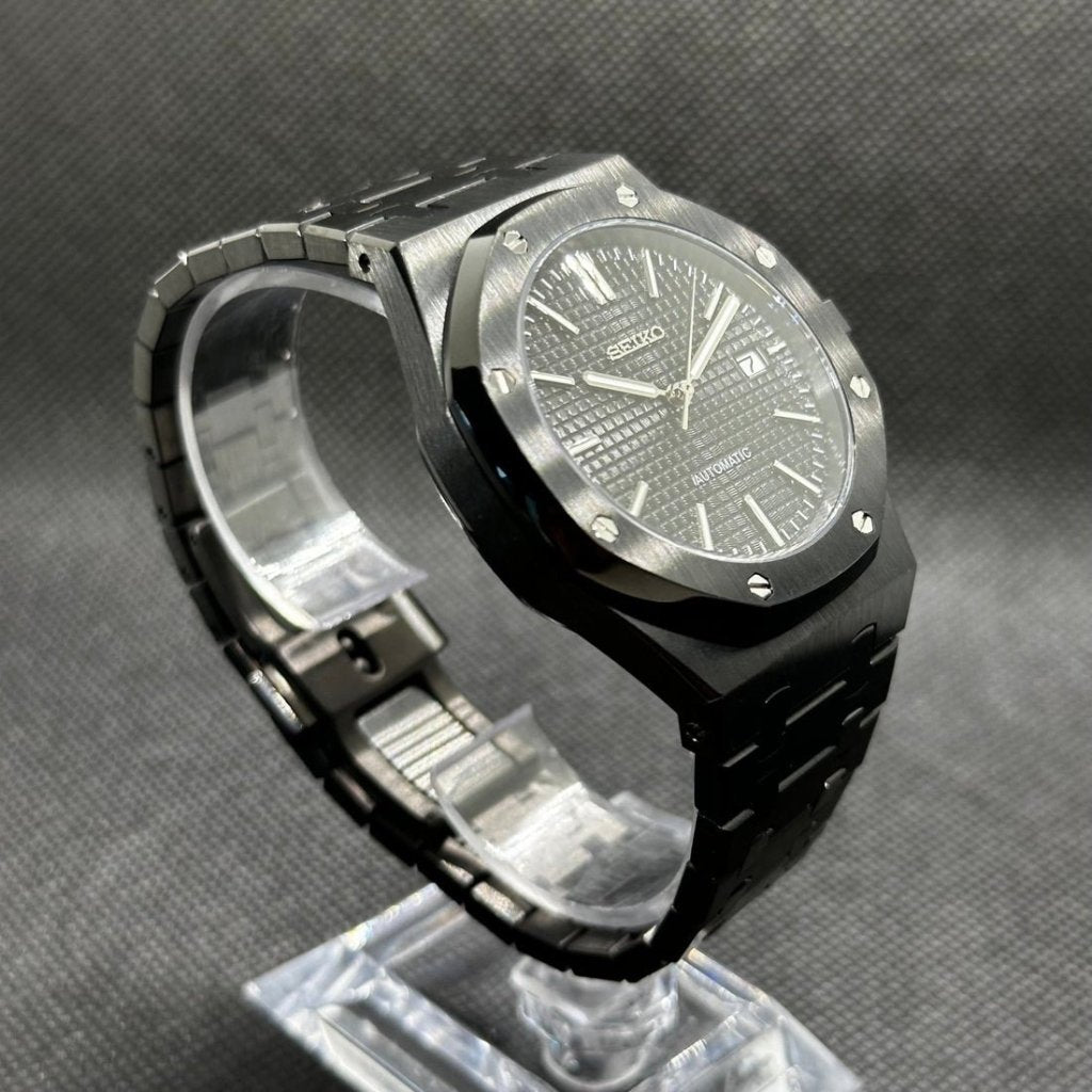 Obsidian Oak – NH35 Royal Oak Seiko Mod - WATCHBRICK