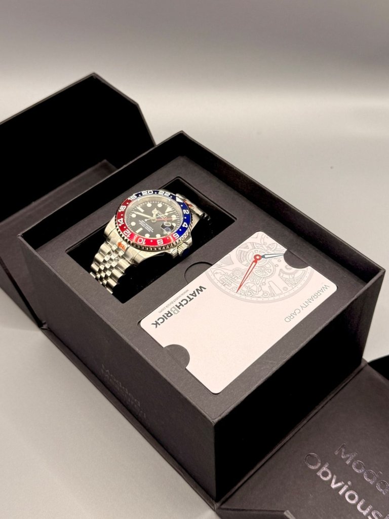 Pepsi GMT – Seiko NH34 Dual - Time Mod - WATCHBRICK