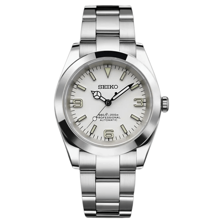 Polar Explorer Mod – White Dial 36mm / 39mm - WATCHBRICK