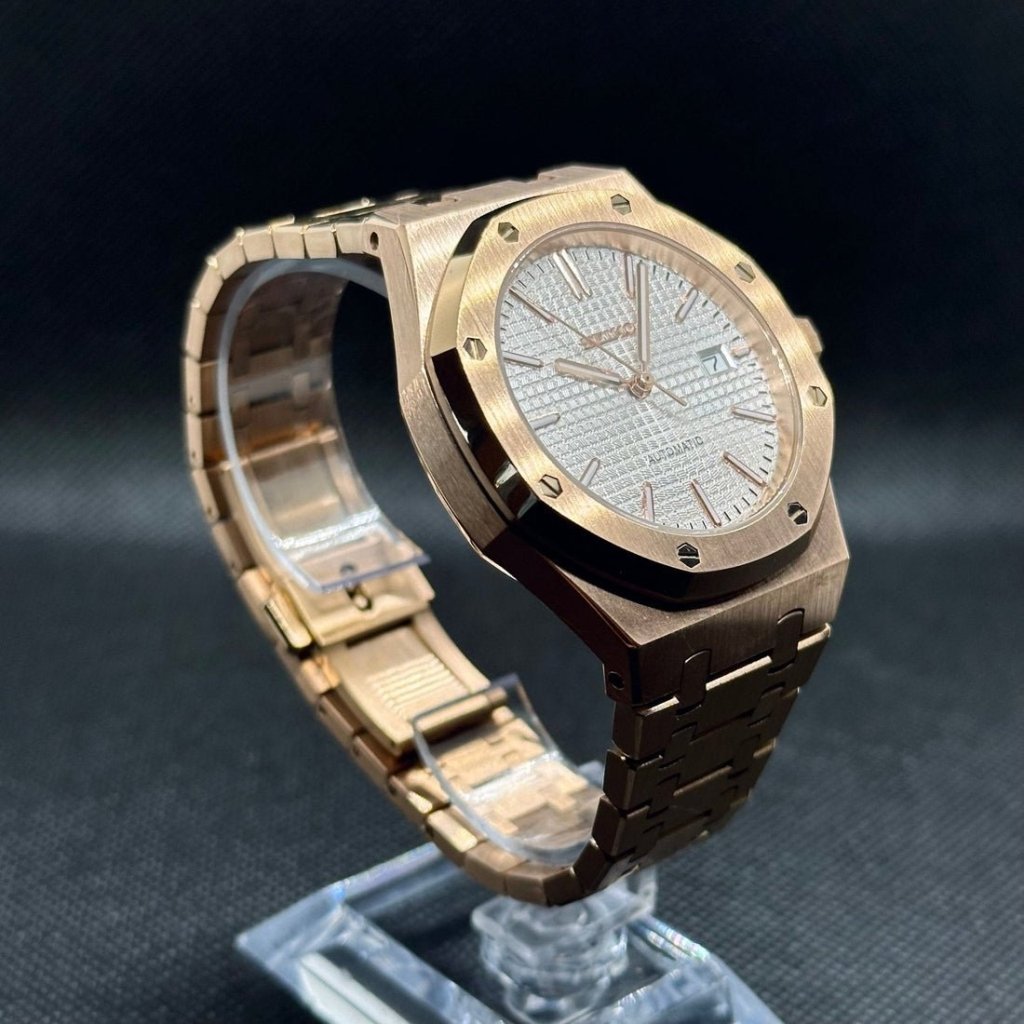 Rose Ice – NH35 Royal Oak Seiko Mod - WATCHBRICK