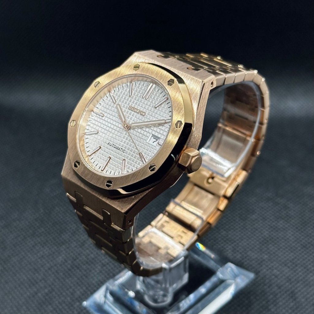 Rose Ice – NH35 Royal Oak Seiko Mod - WATCHBRICK