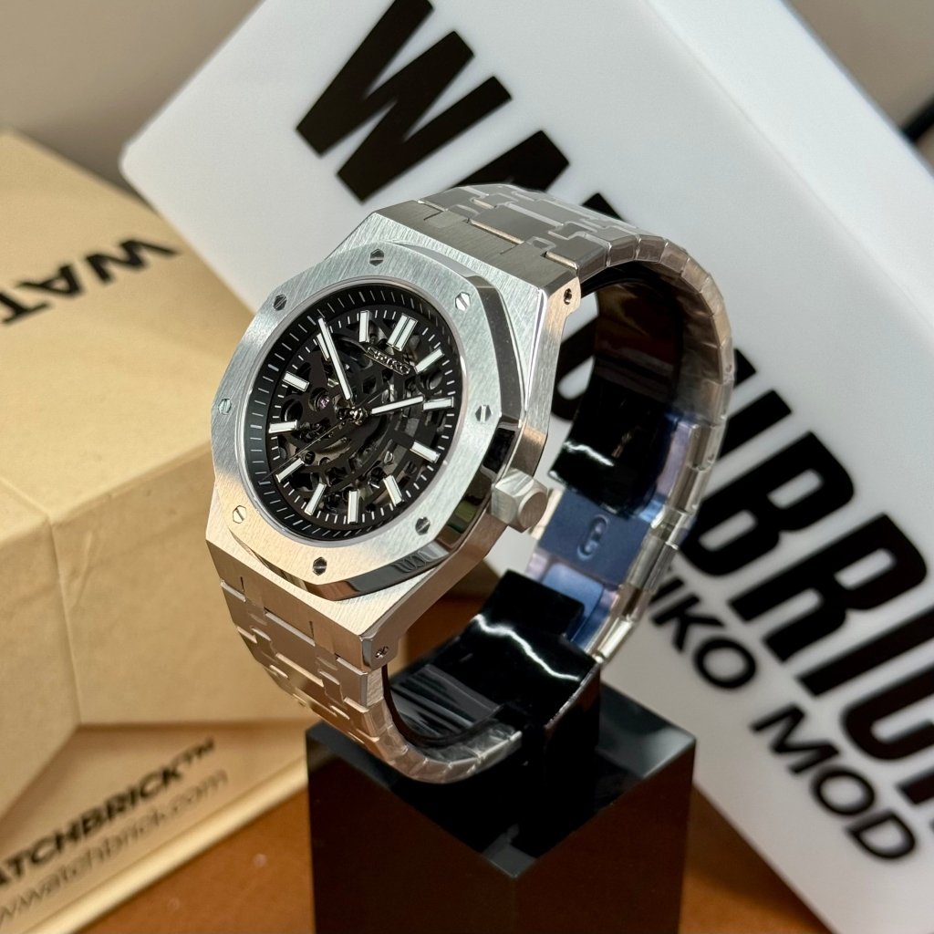 SEIKOAK | Silver Skeleton Dial – NH72 Automatic - WATCHBRICK