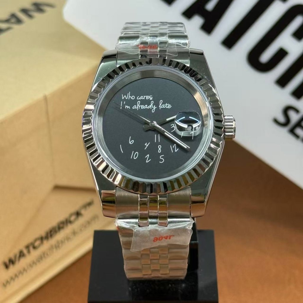 SEIKOJUST | Who Cares Edition Black (36mm or 39mm) - WATCHBRICK