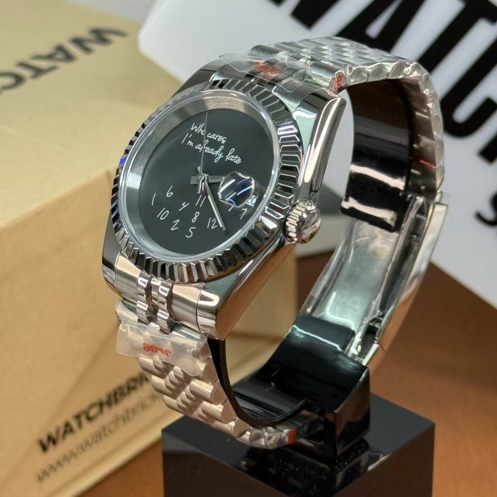 SEIKOJUST | Who Cares Edition Black (36mm or 39mm) - WATCHBRICK