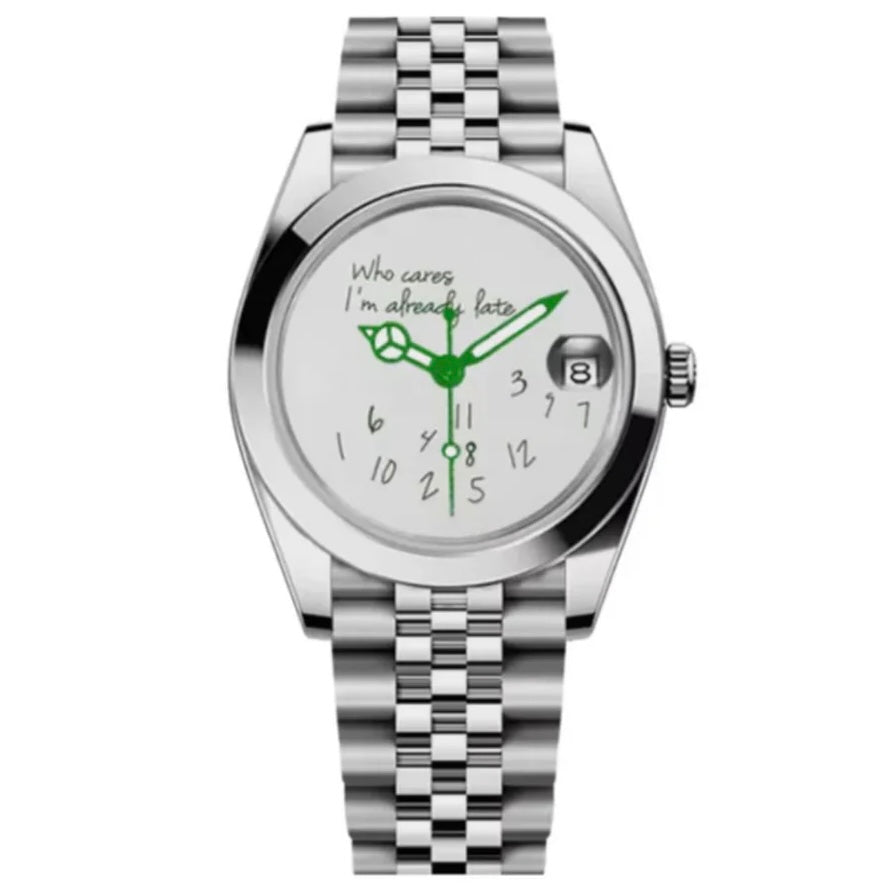 SEIKOJUST | Who Cares Green Edition (36mm or 39mm) - WATCHBRICK