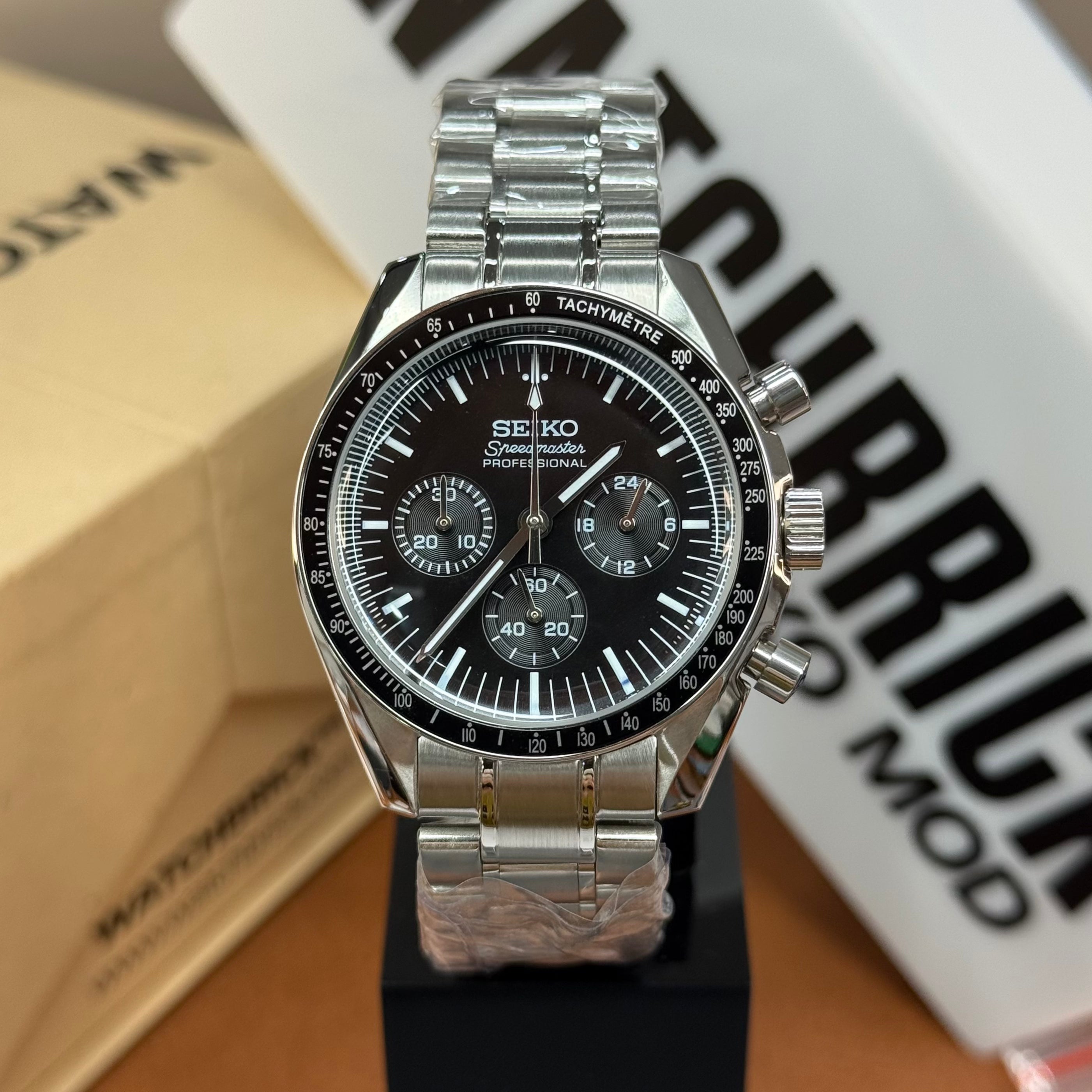 Speedmaster Black Edition | VK63 Seiko Chronograph