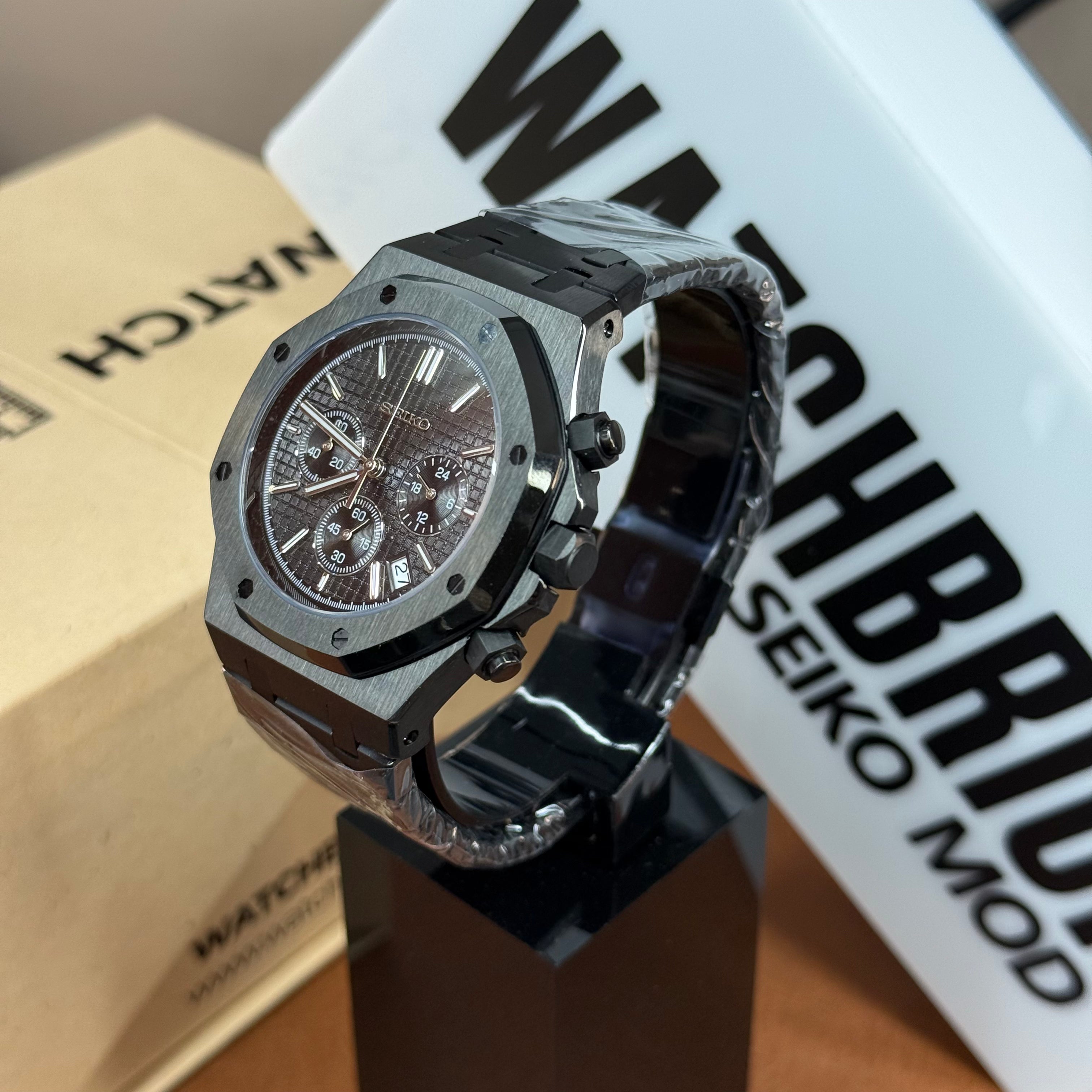 SEIKOAK | Stealth Chronograph All-Black VK63