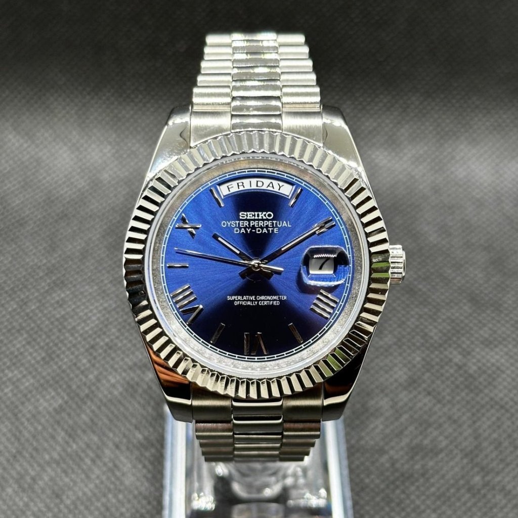 Blue Wave – Diver Dial NH35 Seiko Mod - WATCHBRICK