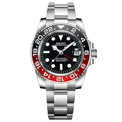 Coke GMT – Seiko NH34 Automatic Mod - WATCHBRICK