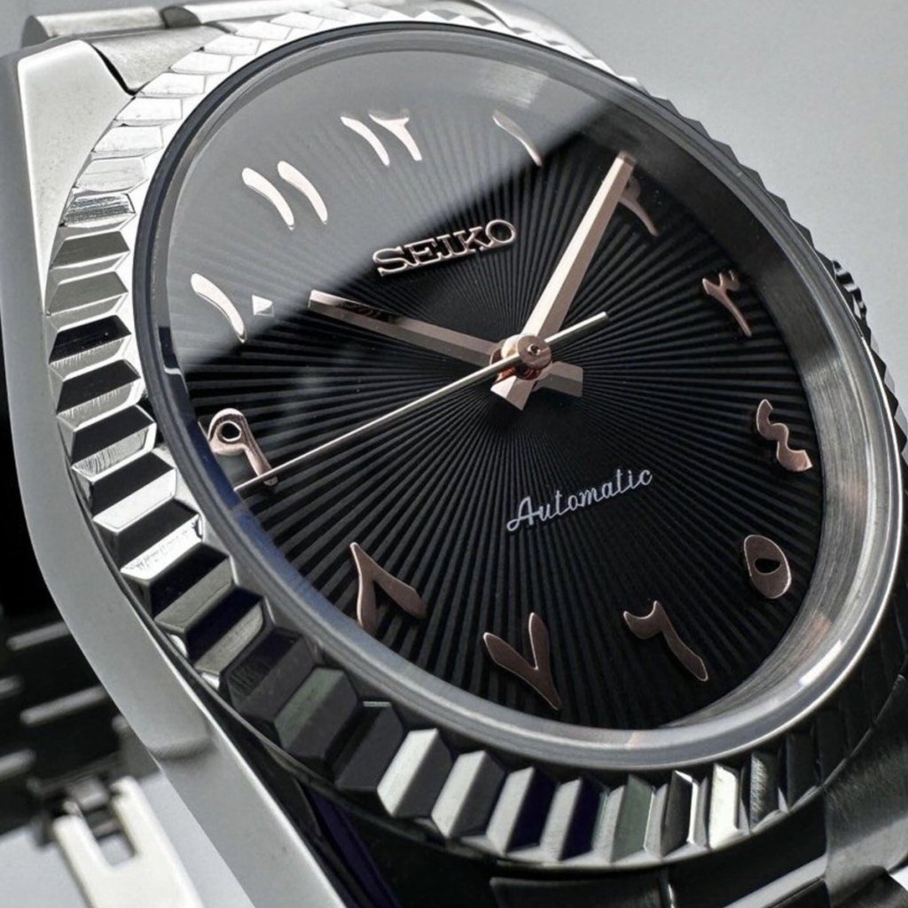Datejust Mod – NH35 Seiko Automatic (Arabic Numeral Edition) - WATCHBRICK