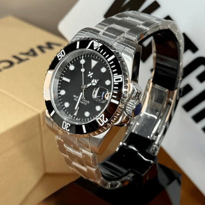 DIVEMOD | Black Marine Dial NH35 - WATCH MODS