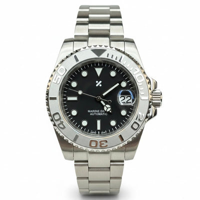 DIVEMOD | Steel Black Marine Automatic NH35 - WATCH MODS