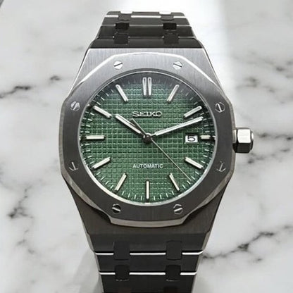 Forest Oak – NH35 Royal Oak Seiko Mod - WATCHBRICK