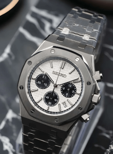 Frost Panda – VK63 Royal Oak Seiko Mod - WATCHBRICK