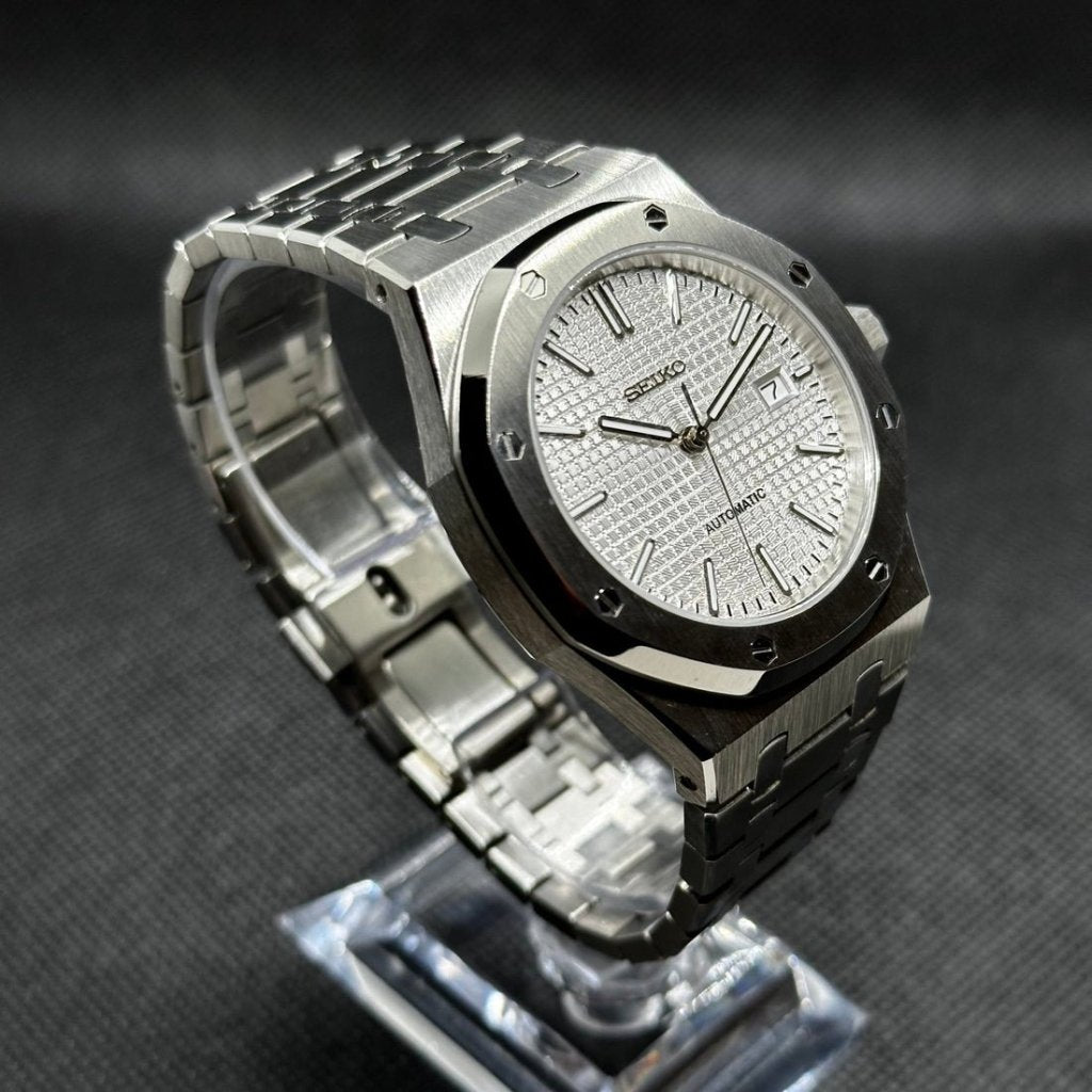 Glacier Oak – NH35 Royal Oak Seiko Mod - WATCHBRICK