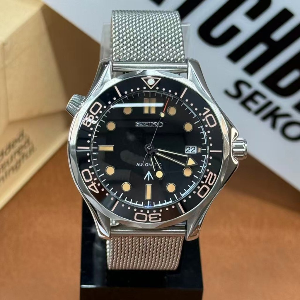 LIMITEDMOD | Bond Matte Black NH35 - WATCHBRICK