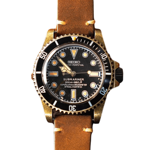 LIMITEDMOD | Bronze Sub NH35 Diver - WATCHBRICK