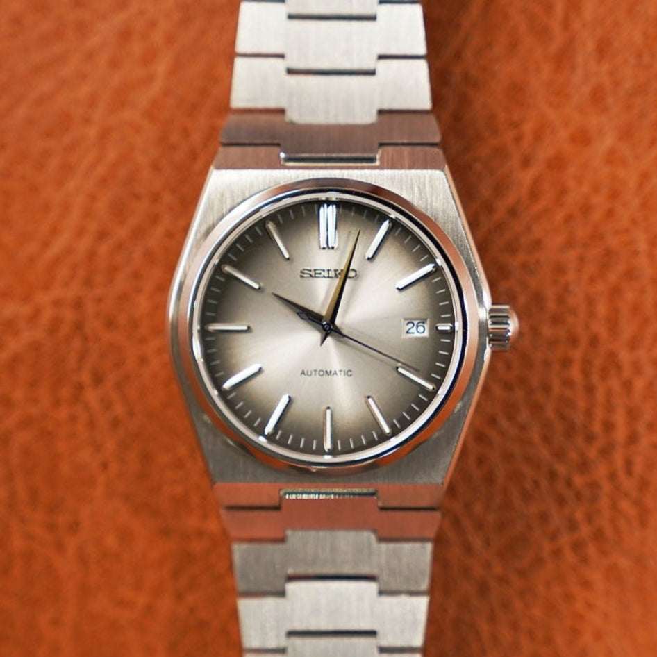 Monochrome Mod – NH35 Seiko Dress Watch - WATCHBRICK