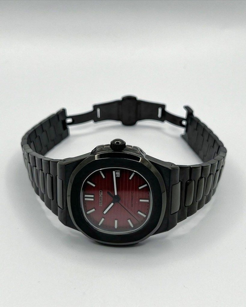NAUTIKO | Red Dial Black Edition - WATCHBRICK
