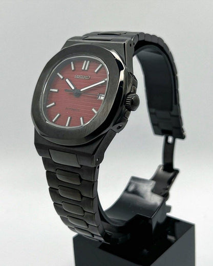 NAUTIKO | Red Dial Black Edition - WATCHBRICK