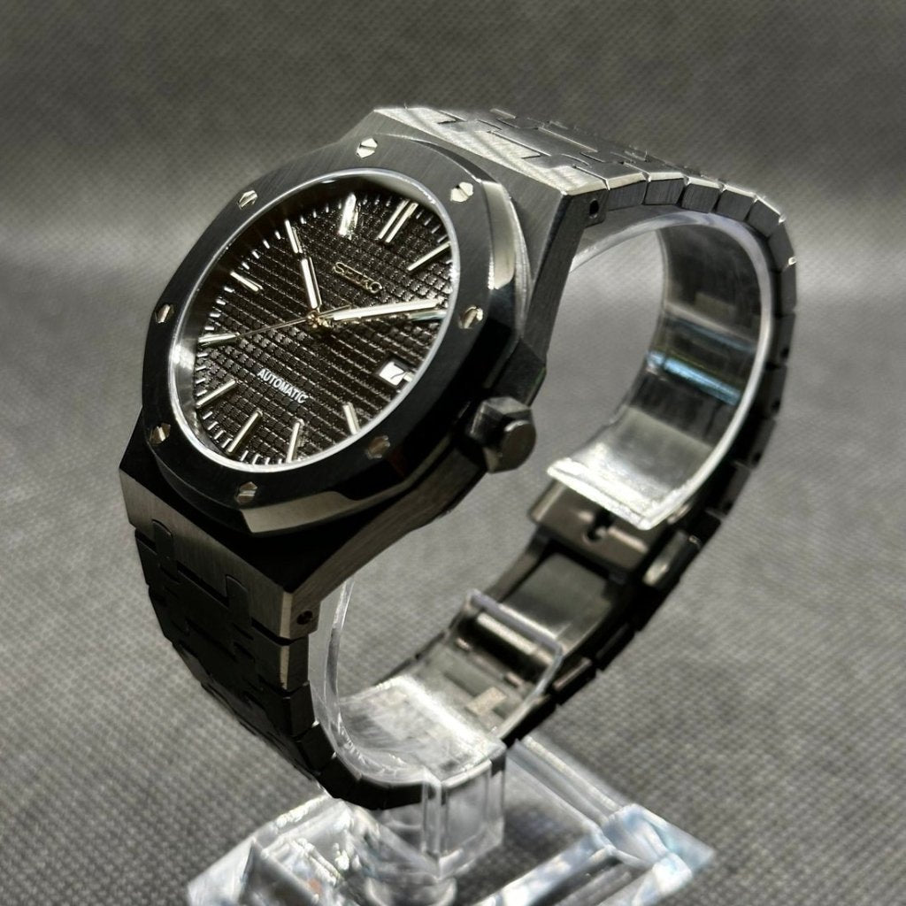 Obsidian Oak – NH35 Royal Oak Seiko Mod - WATCHBRICK