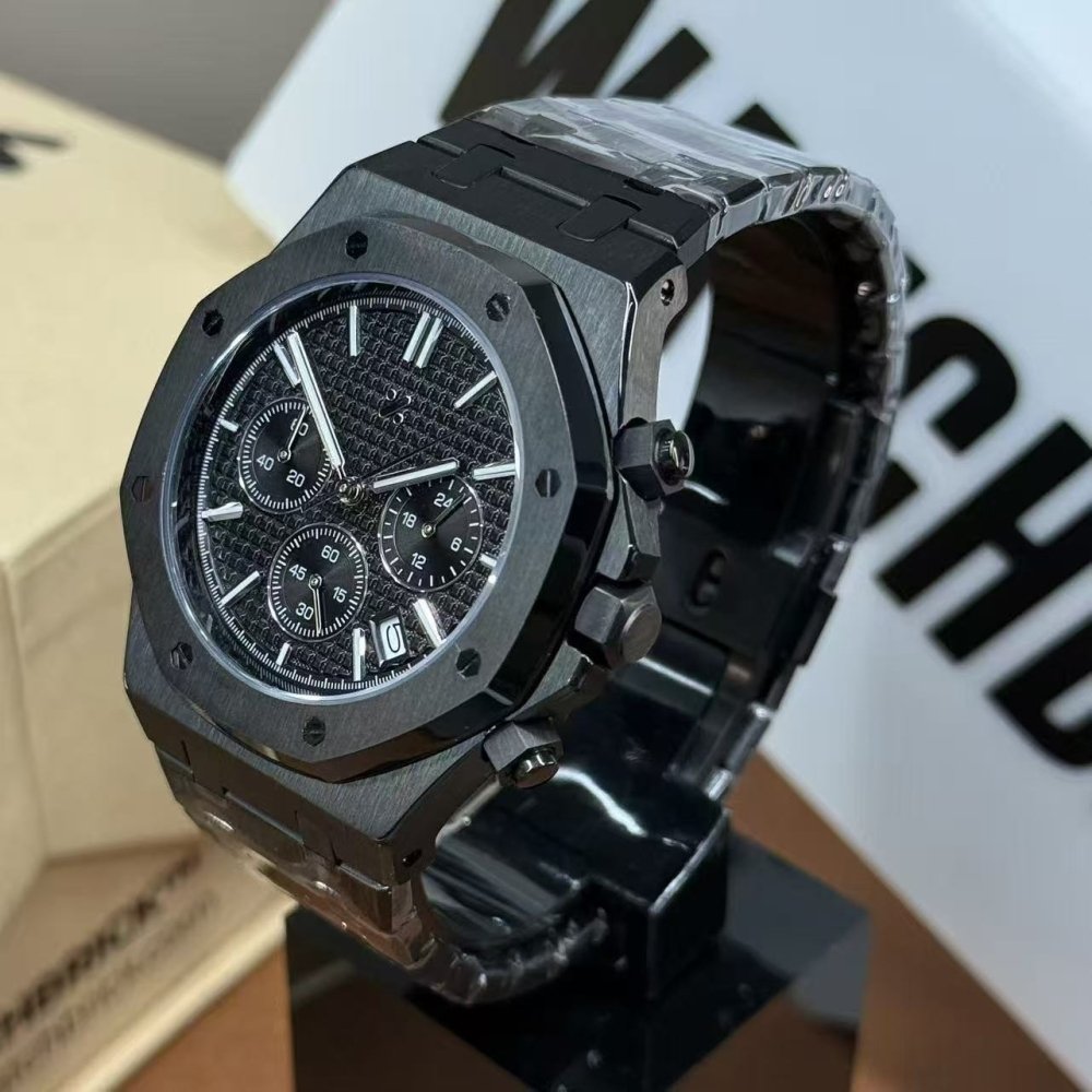 OCTOMOD | Blackout Chronograph VK63 - WATCH MODS