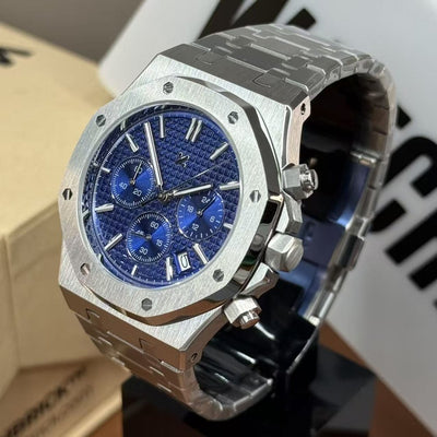 OCTOMOD | Blue Chronograph VK63 - WATCH MODS