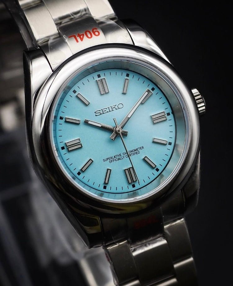 OYSTEIKO | Tiffany Blue Dial (36 / 39mm) - WATCHBRICK