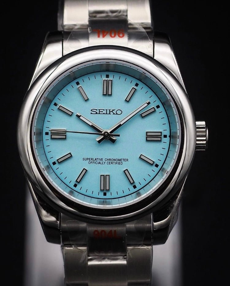 OYSTEIKO | Tiffany Blue Dial (36 / 39mm) - WATCHBRICK