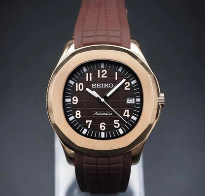 Rose Night Aquanaut – Seiko NH35 Mod - WATCHBRICK