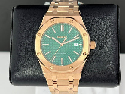 Rose Shadow – NH35 Royal Oak Seiko Mod - WATCHBRICK