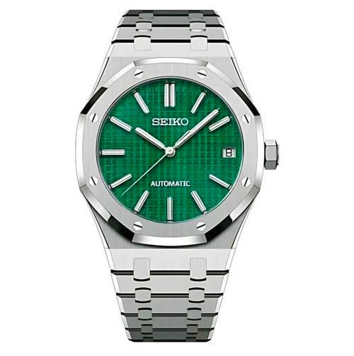 SEIKOAK | Forest Brushed Green NH35 - WATCHBRICK