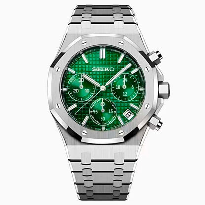 SEIKOAK | Green Chronograph VK63 - WATCHBRICK