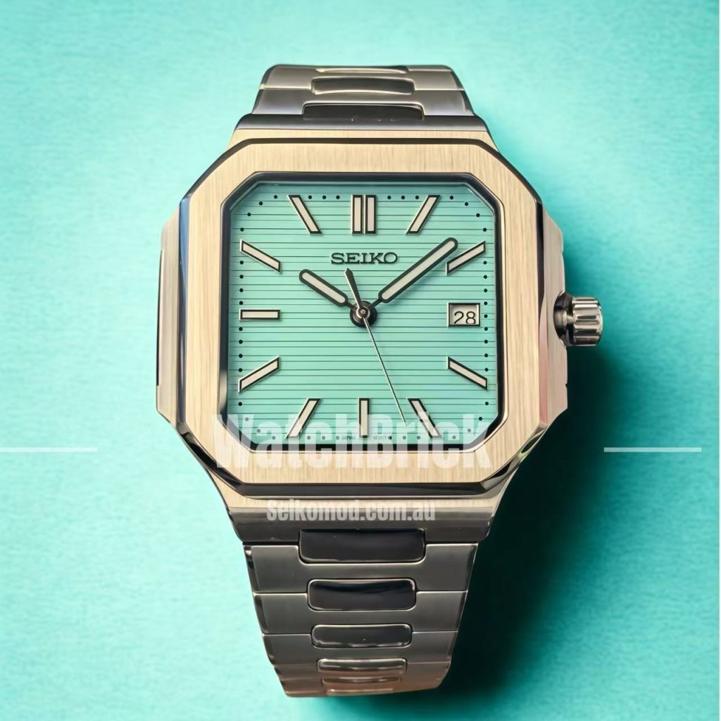 SEIKOCUB | Silver "Tiffany Mint Brick" - WATCHBRICK