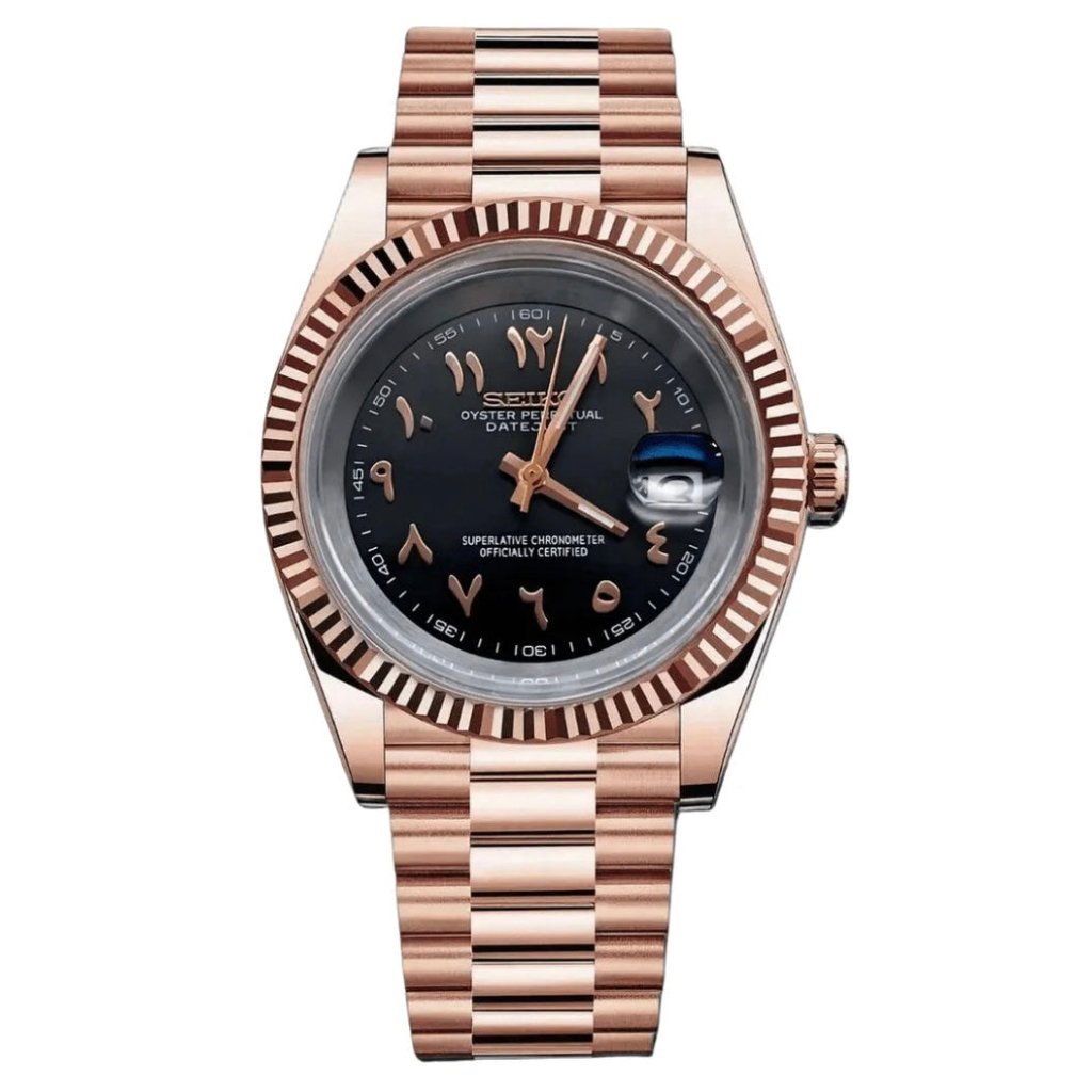 SEIKOJUST | Arab Dial Rose Gold - WATCHBRICK