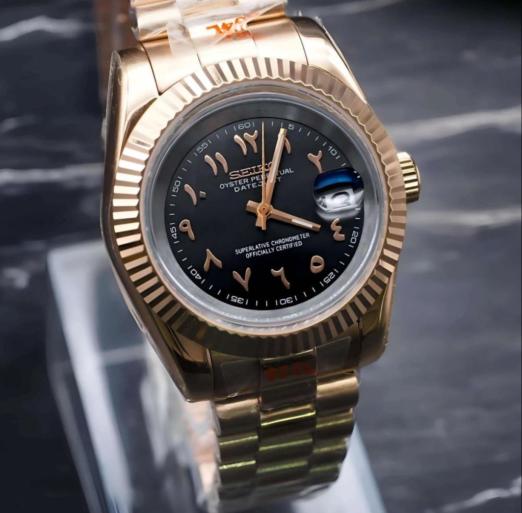 SEIKOJUST | Arab Dial Rose Gold - WATCHBRICK