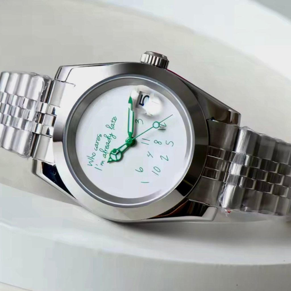 SEIKOJUST | Who Cares Green Edition (36mm or 39mm) - WATCHBRICK