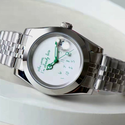 SEIKOJUST | Who Cares Green Edition (36mm or 39mm) - WATCHBRICK