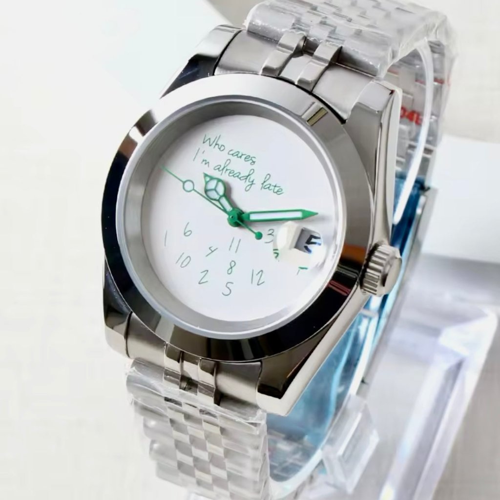 SEIKOJUST | Who Cares Green Edition (36mm or 39mm) - WATCHBRICK
