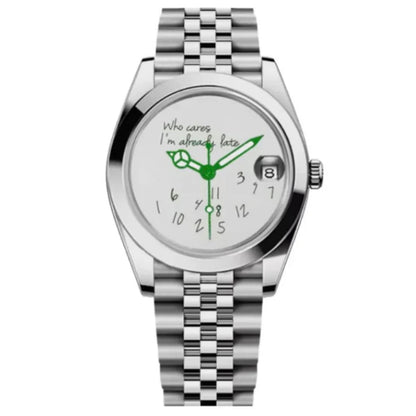 SEIKOJUST | Who Cares Green Edition (36mm or 39mm) - WATCHBRICK